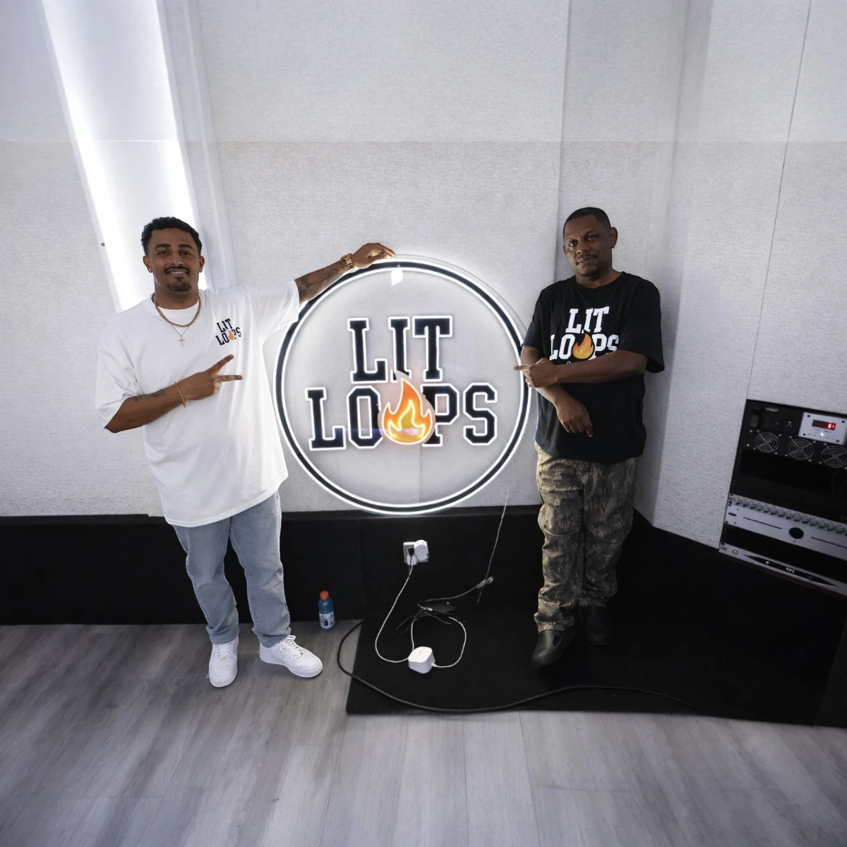 Lit Loops mosaic 22